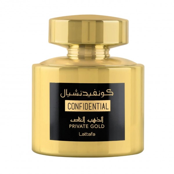 Confidential Private Gold Eau De Parfum 100ml Lattafa Confidential Private Gold Eau De Parfum 100ml Lattafa